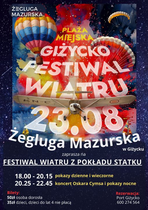 Plakat Festiwal Wiatru 2025